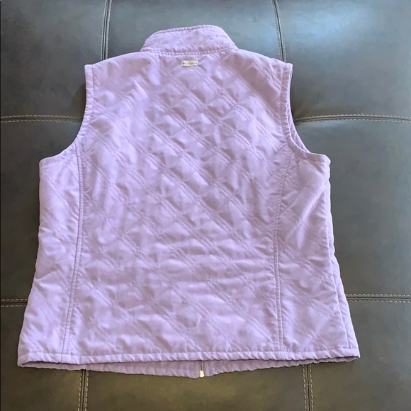 Columbia Vest jacket Women’s size L purple - Picture 4 of 5
